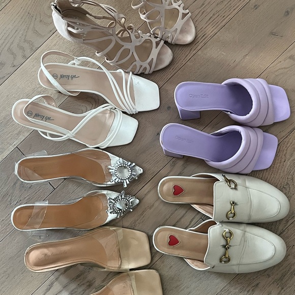 Women\'s Shoe Collection - Neutral and Pastel Tones